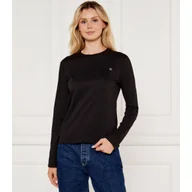 Bluzki damskie - CALVIN KLEIN JEANS Bluzka EMBRO Regular Fit - miniaturka - grafika 1