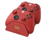 Akcesoria do Playstation - Venom XSX Podwójna stacja dokująca + 2 baterie - Czerwony - miniaturka - grafika 1