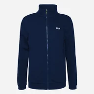 Bluzy męskie - Bluza męska rozpinana streetwear z kołnierzykiem Fila FAM0478-50001 S Niebieska (4064556480262). Bluzy męskie streetwear - miniaturka - grafika 1