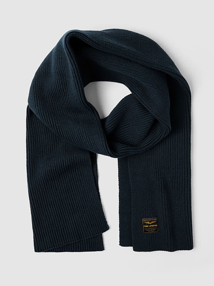 PME Legend Szal w kolorze granatowym - 175 x 30 cm