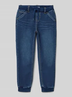 Jeansy o kroju baggy fit z 5 kieszeniami model ‘BEN’ - Spodnie i spodenki dla chłopców - miniaturka - grafika 1