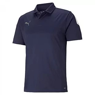 Puma Męska koszulka polo Teamliga Sideline Peacoat White M 657257 - Koszulki męskie - miniaturka - grafika 1