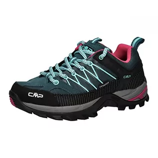 Buty trekkingowe damskie - CMP Damskie buty trekkingowe Rigel Low Wmn Wp Walking, Deep Lake-Acqua, 39 EU, Deep Lake Acqua, 39 eu - grafika 1