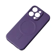 Etui i futerały do telefonów - Silikonowe magnetyczne etui iPhone 13 Pro Max Silicone Case Magsafe - fioletowe - miniaturka - grafika 1