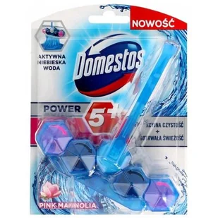 Domestos POWER5+ BLUE WATER PINK 53G Zakupy dla domu i biura! 67488028 - Środki do WC - miniaturka - grafika 1