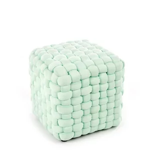 Pufa Rubik Jasny Zielony Halmar - Pufy i podnóżki - miniaturka - grafika 1