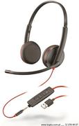 Słuchawki - Blackwire 3225 przewodowy zestaw słuchawkowy USB A (209747-22) - miniaturka - grafika 1