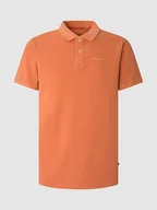 Koszulki męskie - Pepe Jeans Koszulka polo w kolorze pomarańczowym - miniaturka - grafika 1