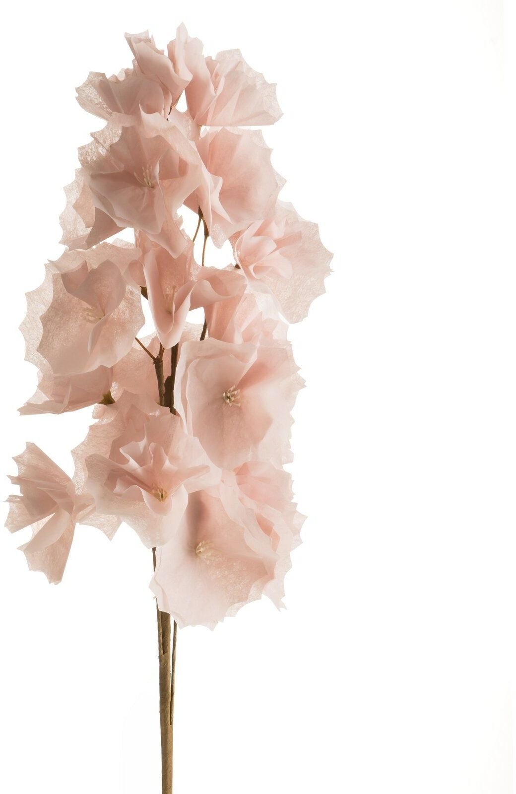 Eurofirany Sztuczny kwiat magnolia różowa 80 cm gałązka z kwiatami x6