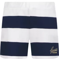 Spodnie i spodenki dla dziewczynek - Guess Szorty | Regular Fit - miniaturka - grafika 1