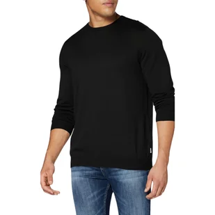 Sweter męski Wrangler Crew klasyczny czarny -S - Swetry męskie - miniaturka - grafika 1
