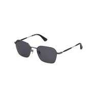 Okulary przeciwsłoneczne - Police Unisex SPLF13 okulary przeciwsłoneczne, czarne, rozmiar 55, czarny, 55 - miniaturka - grafika 1