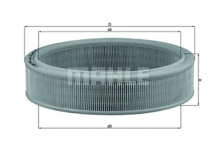 Filtr powietrza Mahle LX 853 - Filtry powietrza - miniaturka - grafika 1