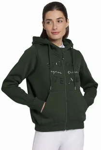 Bluza SPOOKS Tildah damska zielona, rozmiar: XS - Kurtki jeździeckie - miniaturka - grafika 1