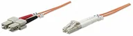 Patchcordy - Intellinet Network Solutions Patchcord światłowodowy LC SC Multimode OM1 1m 471251 - miniaturka - grafika 1