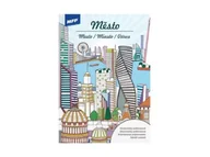 Poradniki hobbystyczne - Kolorowanka antystresowa Miasta - MFP - miniaturka - grafika 1