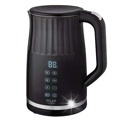Adler Czajnik elektryczny LED regulacja temperatury 1,7L obrotowa podstawa