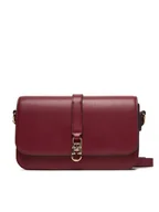 Torebki damskie - Tommy Hilfiger Torebka Th Libre Flap Crossover AW0AW17723 Bordowy - miniaturka - grafika 1