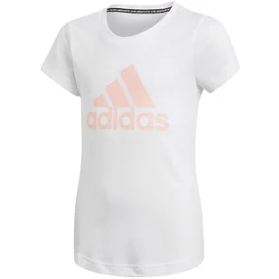 Koszulka dla dzieci adidas Must Haves BOS TEE biała GE0959 - Pozostała odzież narciarska - miniaturka - grafika 1