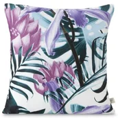 Poszewki na poduszki - Poszewka 40 x 40 Dekoracyjna Malibu Biel+C.Ziel - miniaturka - grafika 1