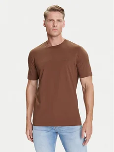 BOSS T-Shirt Thompson 01 50468347 Brązowy Regular Fit - Koszulki męskie - miniaturka - grafika 1