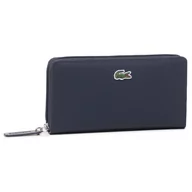 Portfele - Lacoste Duży Portfel Damski L Zip Wallet NF2900PO Eclipse 141 - miniaturka - grafika 1