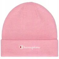 Czapki damskie - Czapka Champion Beanie Cap różowa 806064 PS146 - miniaturka - grafika 1