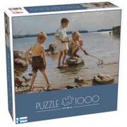 Puzzle - Puzzle 1000 A.Edelfelt, Leikkivia - Tactic - miniaturka - grafika 1