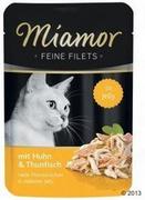 Mokra karma dla kotów - Miamor Feine Filets kurczak z tuńczykiem - Saszetka 100g - miniaturka - grafika 1