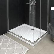 Brodziki prysznicowe - vidaXL Lumarko Brodzik prysznicowy z wypustkami, biały, 80x100x4 cm, ABS 148897 - miniaturka - grafika 1