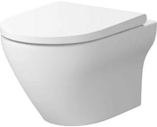 SET B572 MZ UM LARGA OVAL CLEAN ON DESKA SLIM WRAP DUR WO ŁW BIAŁY MAT - Umywalki - miniaturka - grafika 1