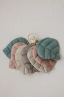 Girlandy - Girlanda dekoracyjna lniana listki "Wiosenne marzenie" - miniaturka - grafika 1