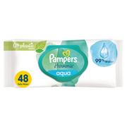 Chusteczki nawilżane - PAMPERS PROCTER & GAMBLE Harmonie Aqua chusteczki nawilżane x 48 szt 0% plastic - miniaturka - grafika 1