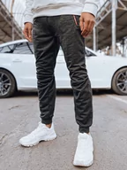 Spodnie męskie - Spodnie męskie dresowe ciemnoszare Dstreet UX4282-XL/XXL - miniaturka - grafika 1