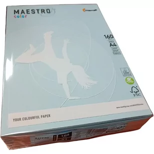 Maestro Papier Mondi Color Pastell - OBL70 - błękit arktyczny A4/80 g/m2) (OBL7 - Papier do drukarek - miniaturka - grafika 1