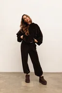 Spodnie sportowe damskie - Spodnie BELL espresso - miniaturka - grafika 1