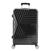 Walizki - Duża walizka podróżna na kółkach 26" - czarna Semi Line - miniaturka - grafika 1