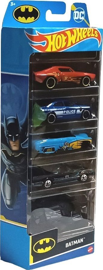 Mattel Autka Hot Wheels - Batman - 5 pak HLY68