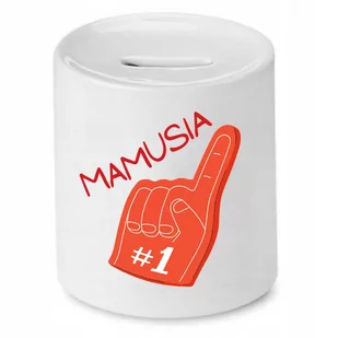 SKARBONKA DLA MAMY MATKI NUMER JEDEN PREZENT z Nadrukiem ze Zdjęciem - Skarbonki - miniaturka - grafika 1