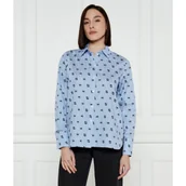 Koszule damskie - Karl Lagerfeld Koszula IKON AOP | Loose fit - miniaturka - grafika 1