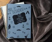 Notesy i bloczki - Dziadku jesteś super, notatnik na Dzień Dziadka, Sowia Aleja - miniaturka - grafika 1