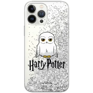 Etui płynny brokat do Apple IPHONE 13 PRO MAX Harry Potter: Harry Potter 070 oryginalne i oficjalnie licencjonowane, Srebrny - Etui i futerały do telefonów - miniaturka - grafika 1