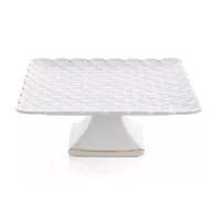 Tace i patery - Patera EUROFIRANY Belia 27 x 27 x 10 cm Kremowo-złoty - miniaturka - grafika 1