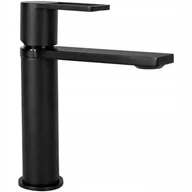 Baterie umywalkowe - Rea Bateria umywalkowa Flip Black Niska B2005 - miniaturka - grafika 1