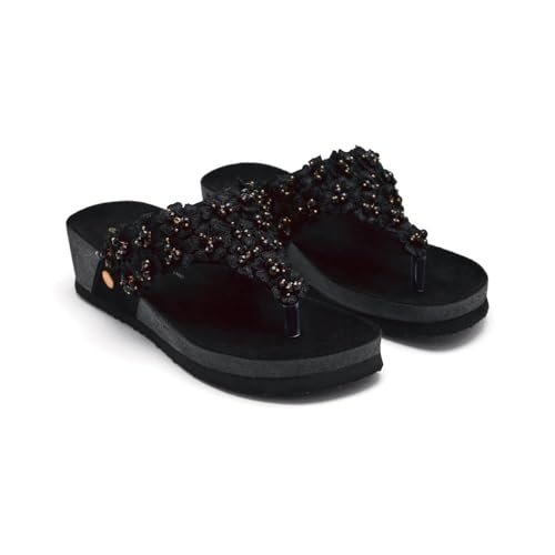GIOSEPPO SHAWANO, japonki damskie, czarne, 40 EU, Czarny (Black), 40 EU