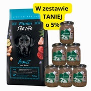 Sucha karma dla psów - FITMIN For Life Adult Large Breeds 12kg + Leopold Karma mięsna 6x500g - miniaturka - grafika 1