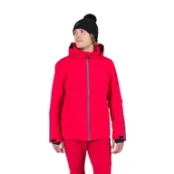 Kurtki narciarskie - Kurtka narciarska Rossignol męska Strawpile JKT czerwona - XL - miniaturka - grafika 1