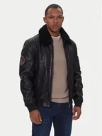 Kurtki męskie - Milestone Kurtka skórzana Tom 531041 21070 Brązowy Regular Fit - miniaturka - grafika 1