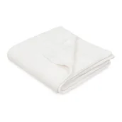 Koce i narzuty dla dzieci - BabyMatex Kocyk pled dziecięcy 80x100 Tully biały bawełniany - miniaturka - grafika 1