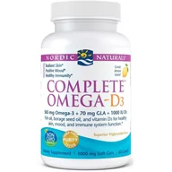 Witaminy i minerały dla sportowców - Nordic Naturals Complete Omega-D3 565mg Lemon - 60 softgels - miniaturka - grafika 1